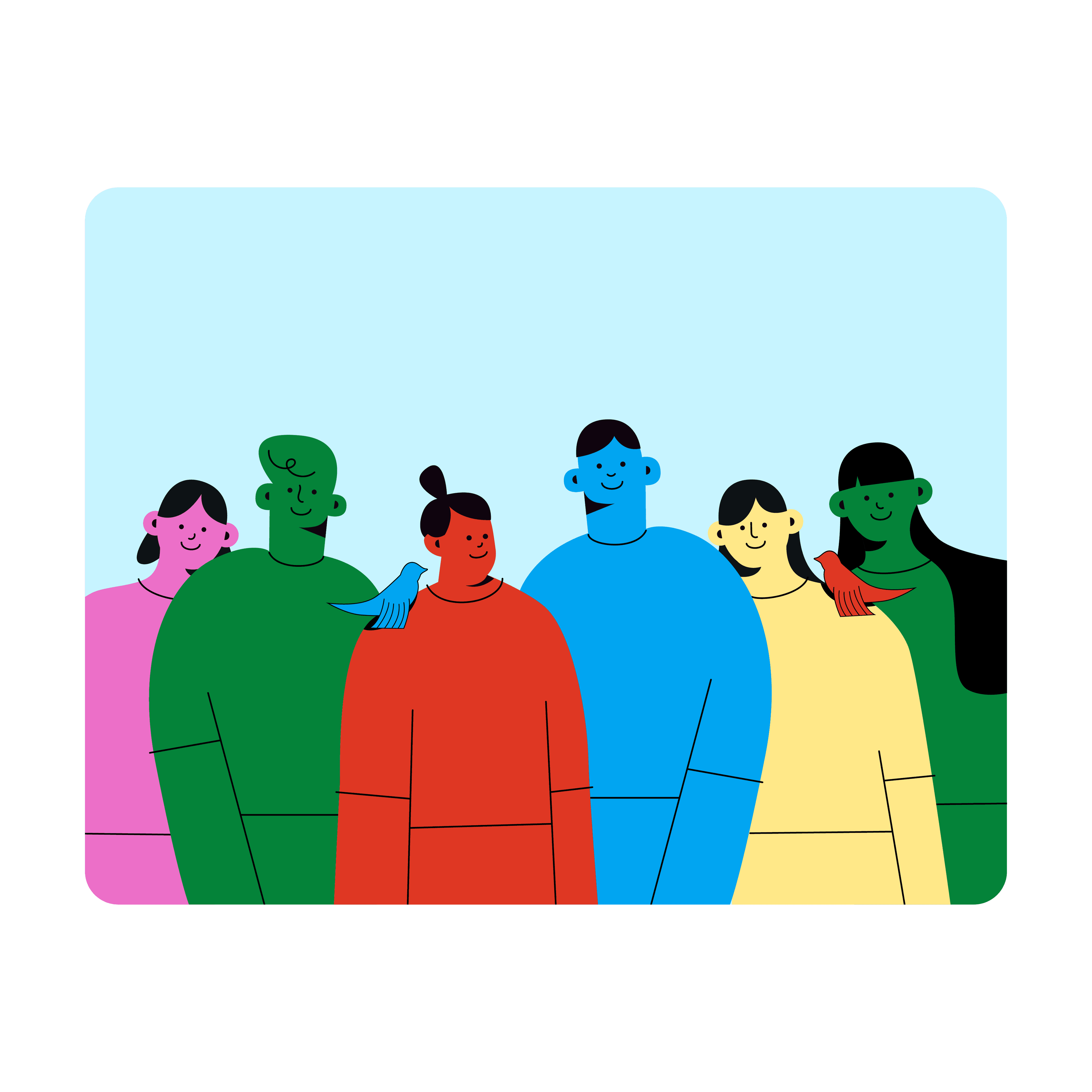 Two hands reaching toward connection